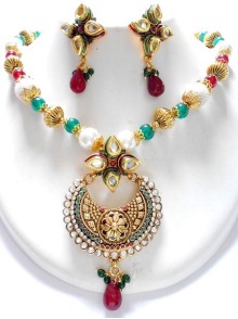 Polki Necklace Set